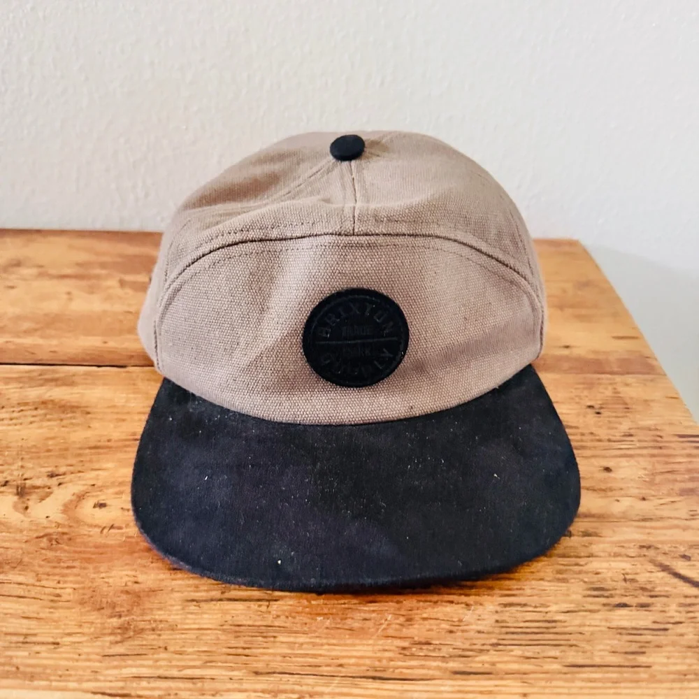 Brixton Supply Gray & Black Textured Hat
